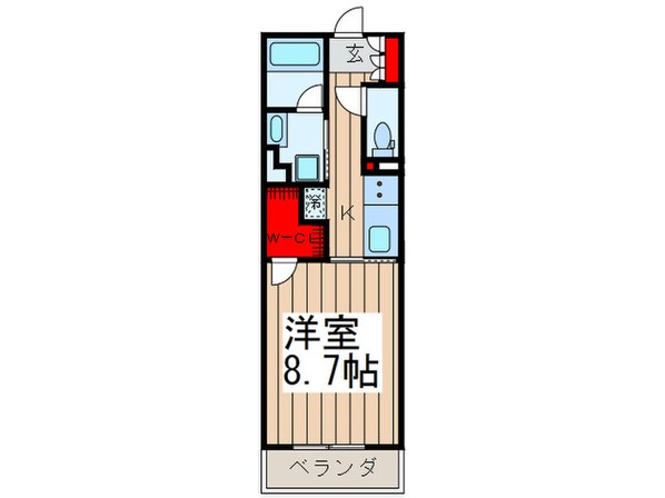 パークアクシス心斎橋の物件間取画像